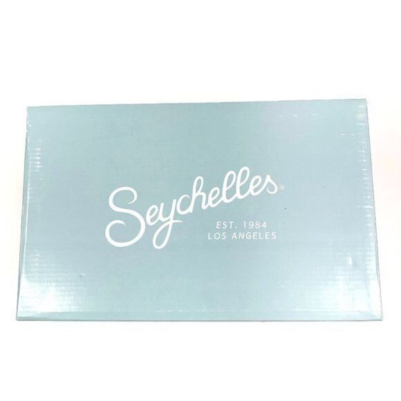 Seychelles Playwright II Slingback Block Heels Gray Suede Peep-Toe Size 8.5 M - Picture 16 of 16